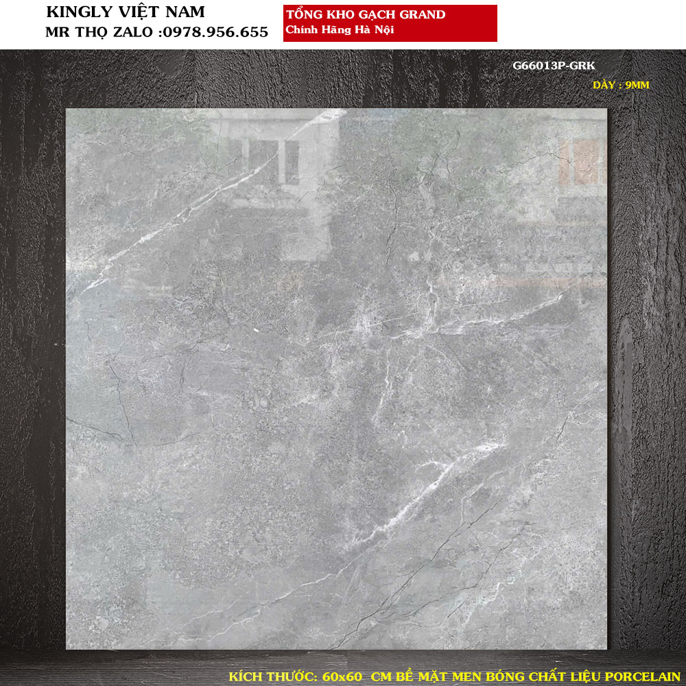 Gạch lát nền GRAND 60X60 CM G66013P Loại 1